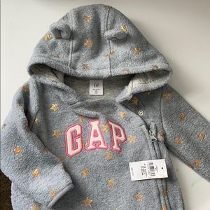 GAP fleece onesie NWT